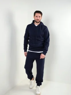 Sweatshirt capuz com interior cardado