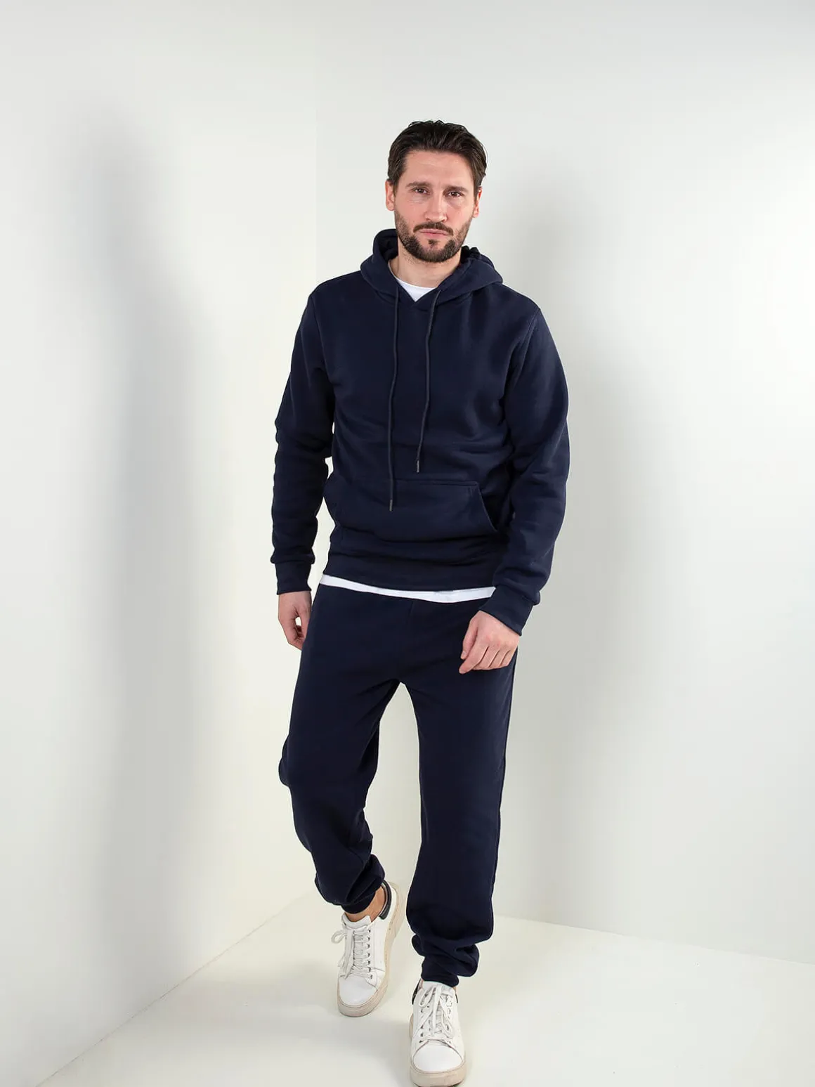 Sweatshirt capuz com interior cardado