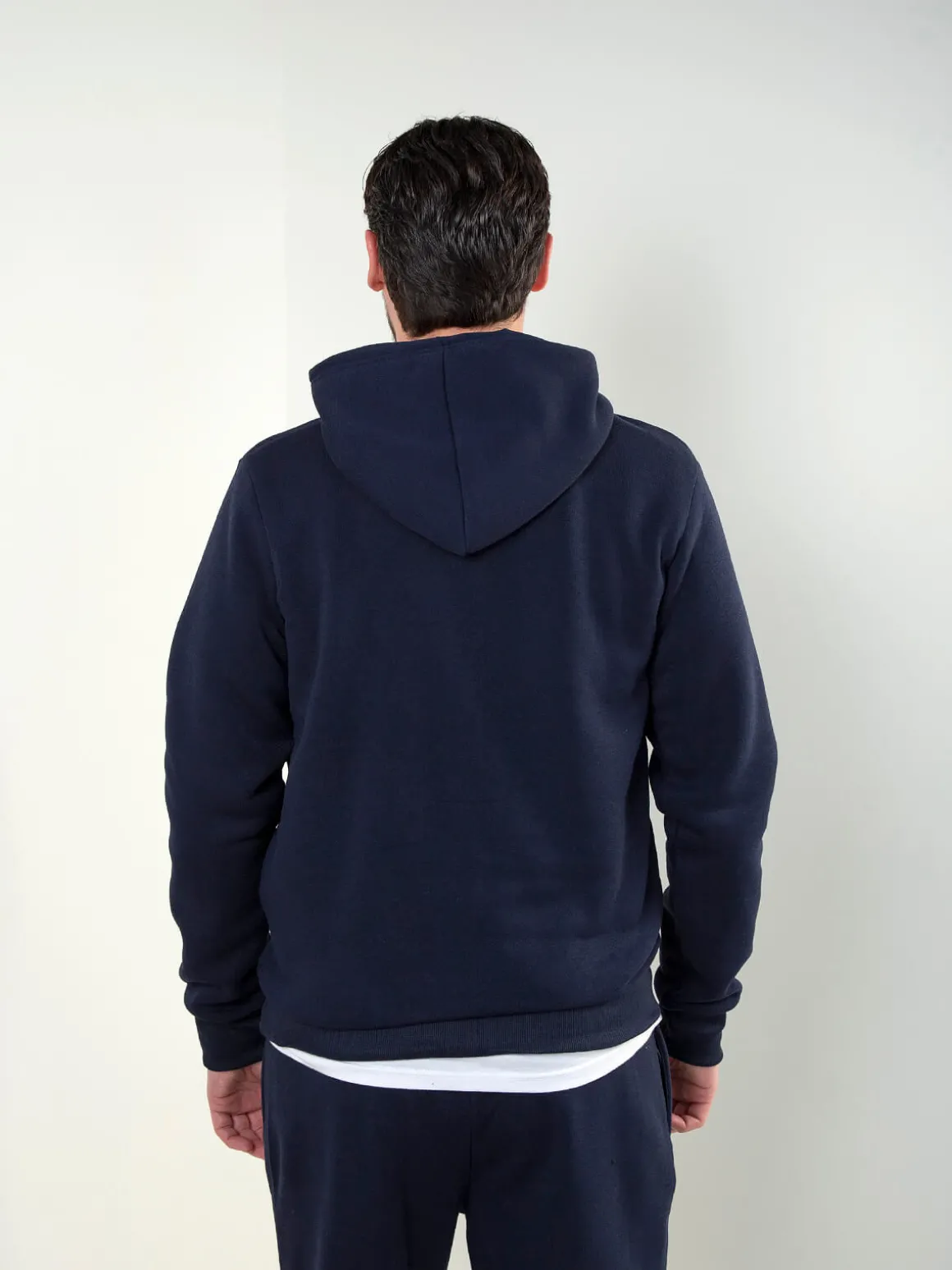 Sweatshirt capuz com interior cardado