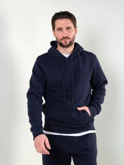 Sweatshirt capuz com interior cardado