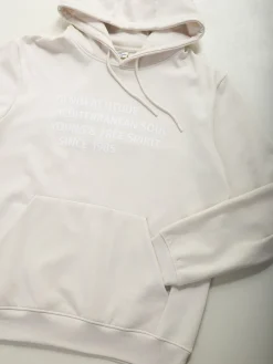 Sweatshirt capuz com mensagem