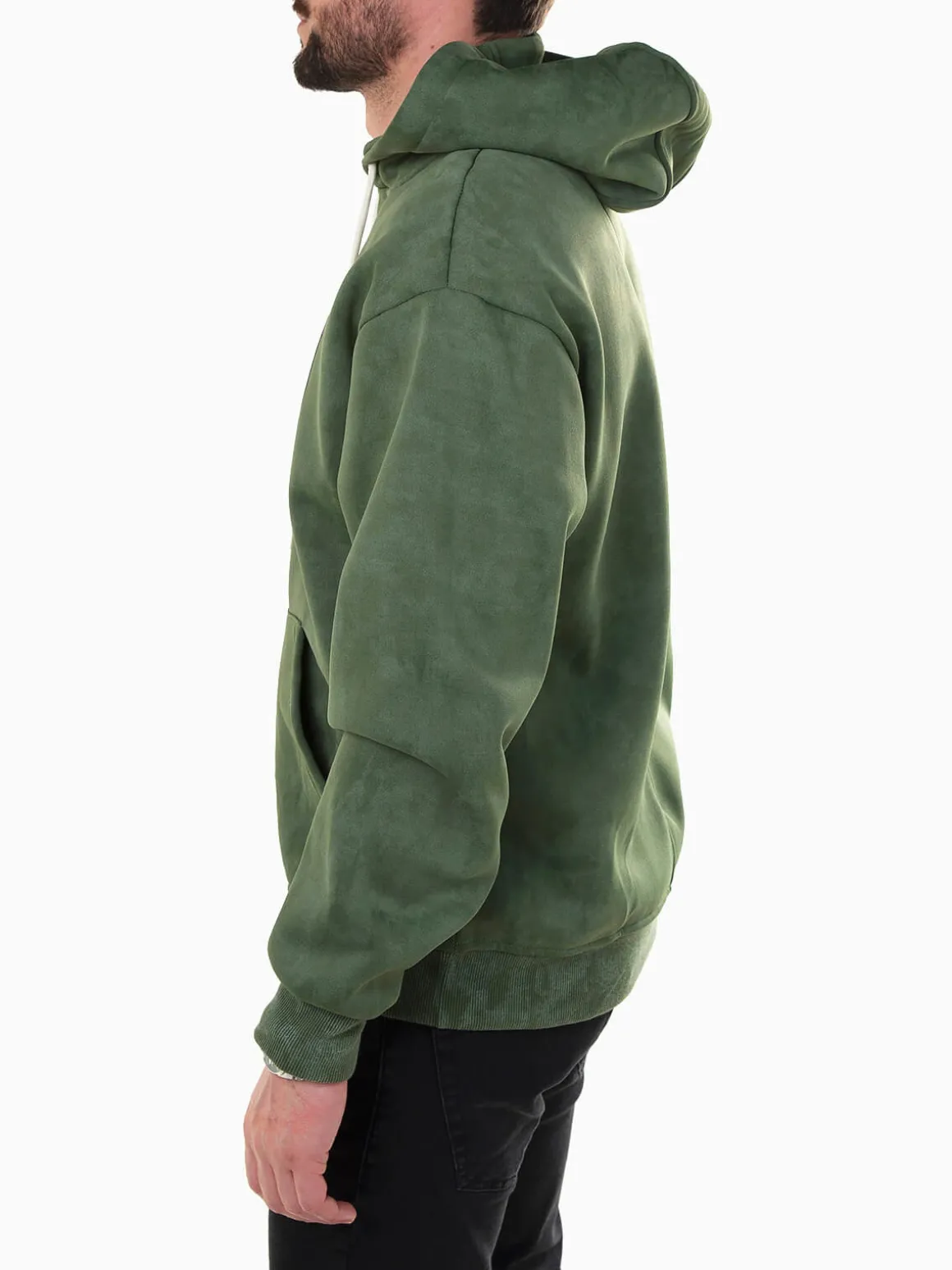 Sweatshirt com capuz efeito manchado