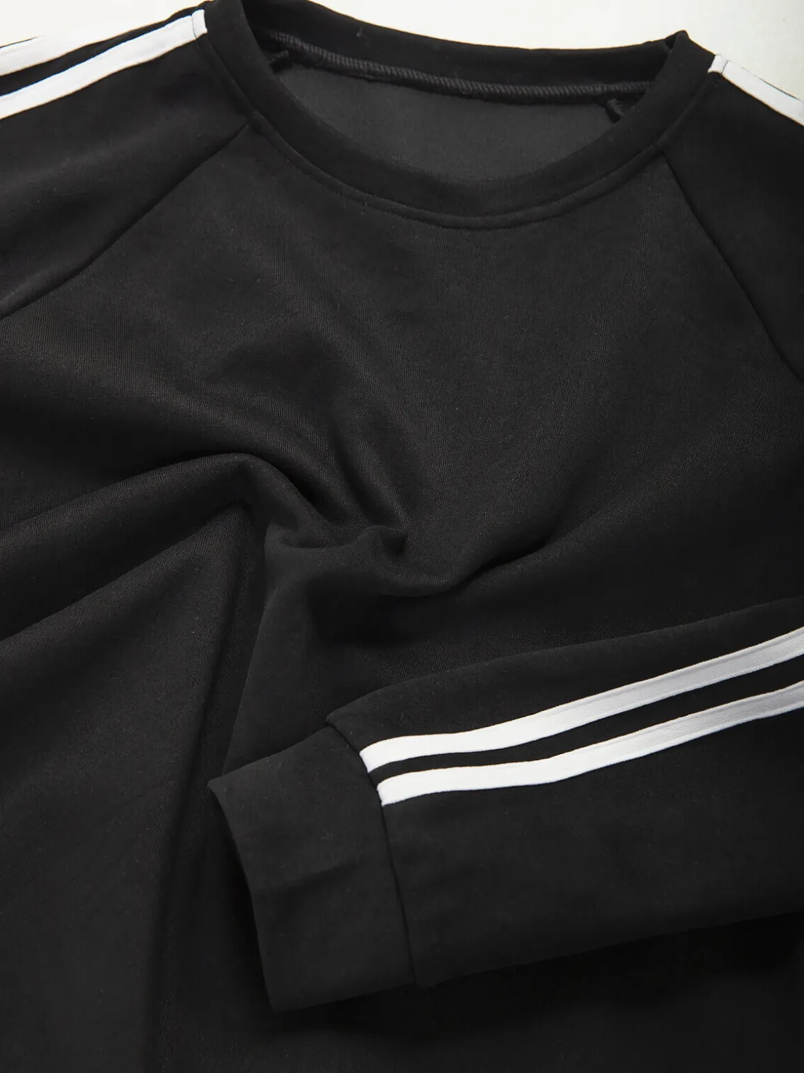 Sweatshirt oversized riscas laterais