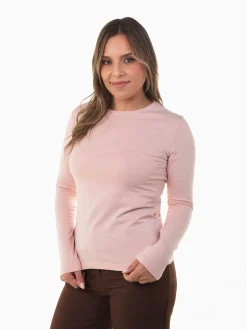 T-shirt básica manga comprida