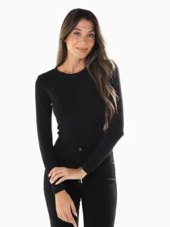 T-shirt básica manga comprida