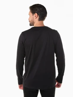 T-shirt básica manga comprida