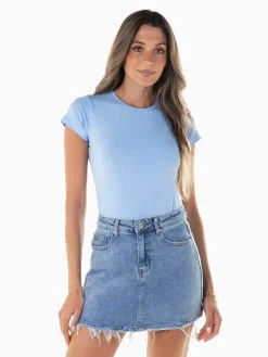 T-shirt básica manga curta