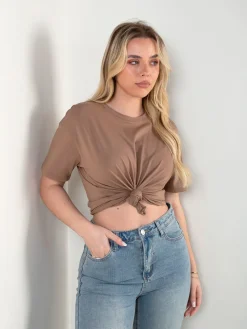 T-shirt básica manga curta