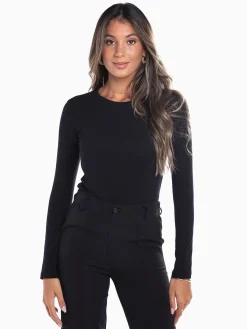 T-shirt cardada manga comprida