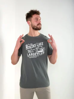 T-shirt com estampado frontal