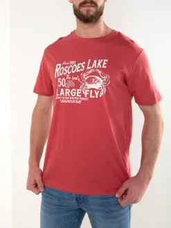 T-shirt com estampado frontal