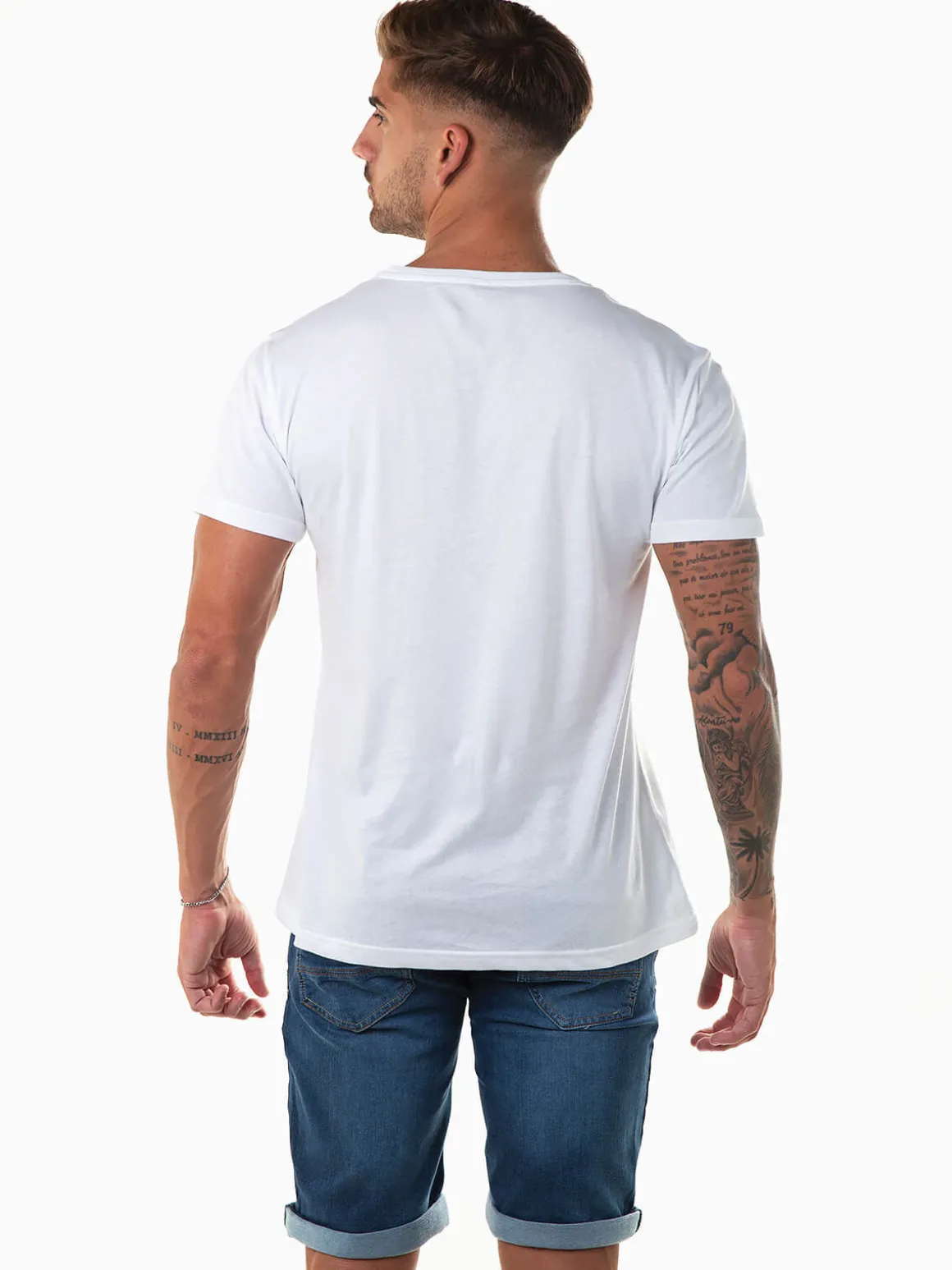 T-shirt estampada manga curta