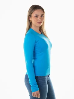 T-shirt manga comprida elástica