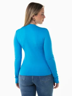 T-shirt manga comprida elástica