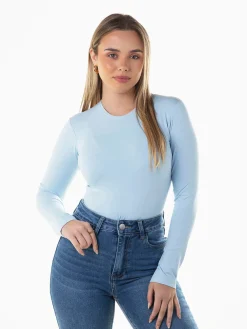 T-shirt manga comprida elástica