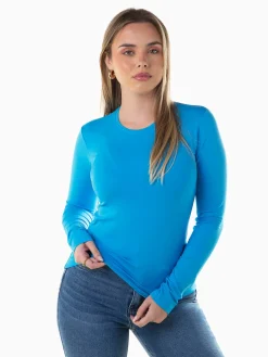 T-shirt manga comprida elástica