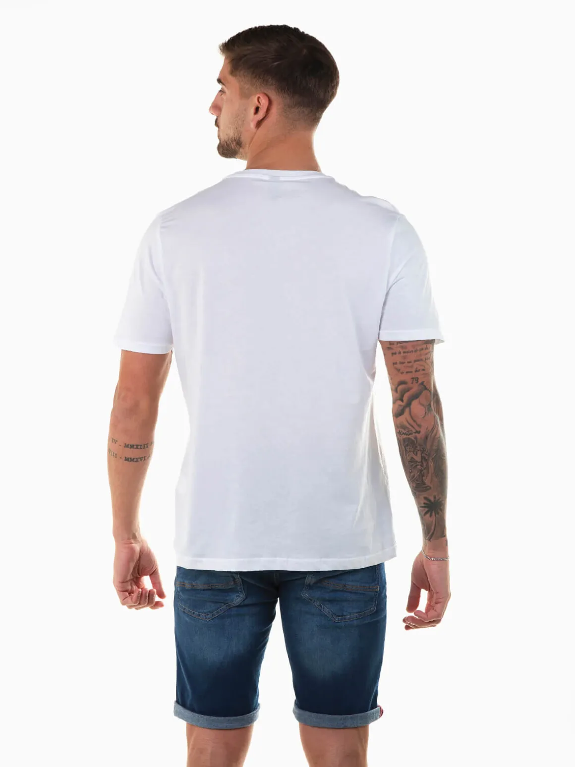 T-shirt manga curta New York