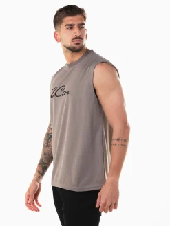 T-shirt sem mangas com bordado